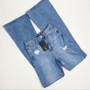 Fashion Nova High Rise Stretchy Flare Jeans